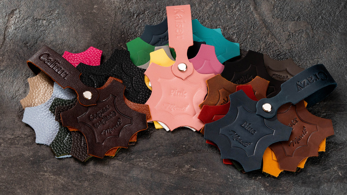 Genuine Leather Sample Kit | Color & Texture Swatches