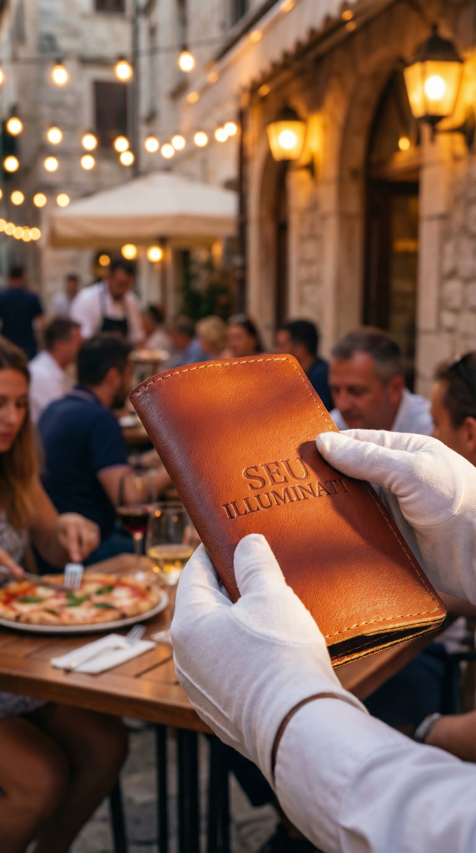 Custom | Personalized Copper Heavy-Duty Check Presenters  for Restaurants (Or choose other leather color)