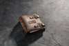 Personalized leather planner cover A5 – Handmade artist gift ideas