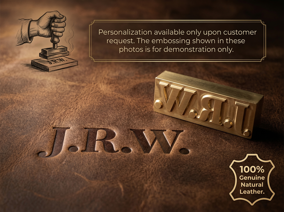 Large Black Leather Placemats Set – Premium 4mm Thick Calf Leather