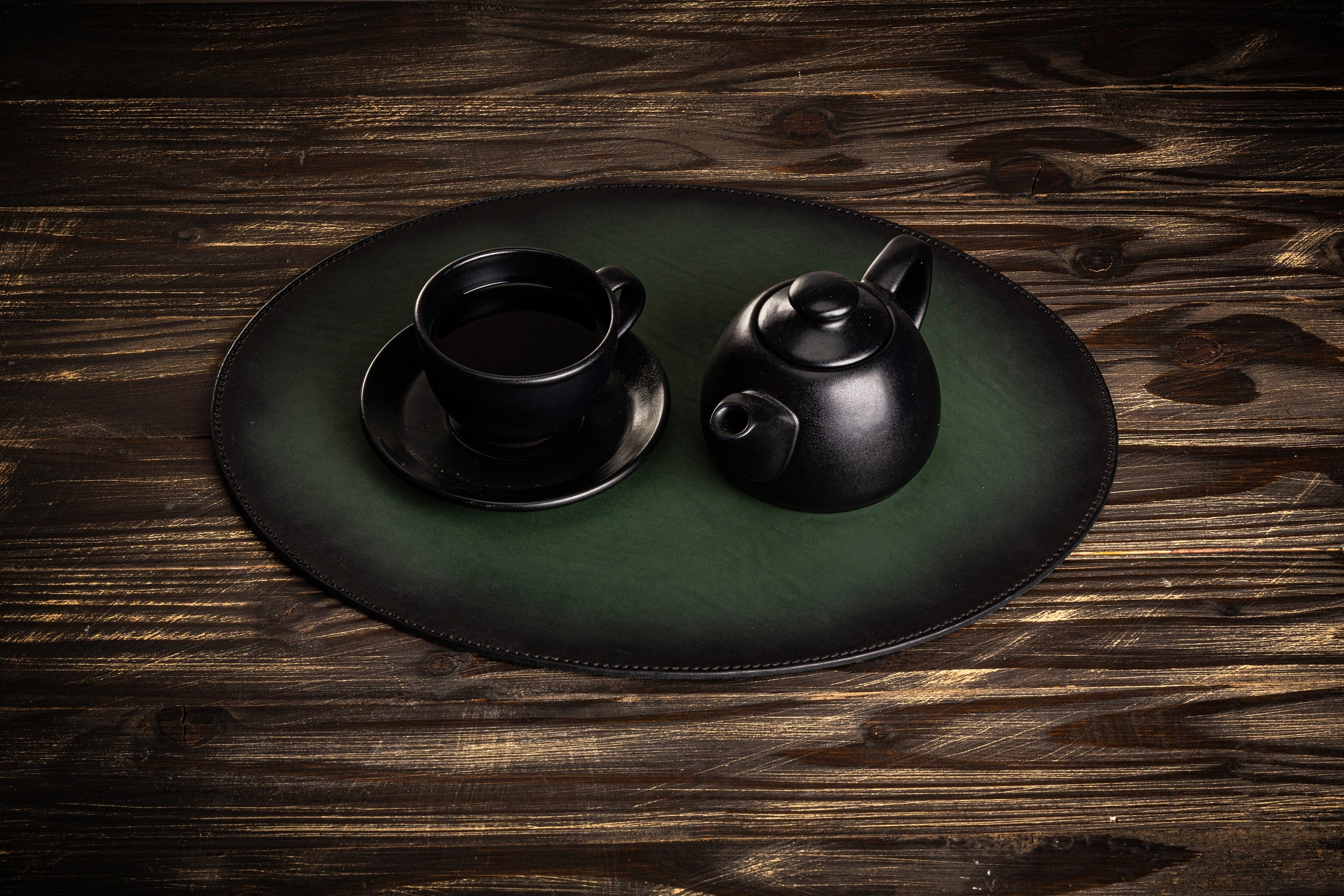 leather placemats for round dinning table coffee table dinning table kitchen accessories set of oval round leather place mats