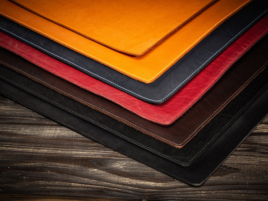 thcick 4 mm extra large leather desk mat orange HIGH QUALITY desktop laptop * mousepad * table mat * desk blotter * pad