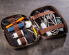valentines gifts for him leather cable organizer gear pouch accessory cord case corporate gifts for clients