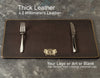brown leather placemats set of 2 4 6 8 ... dine mats for solid wood dining table
