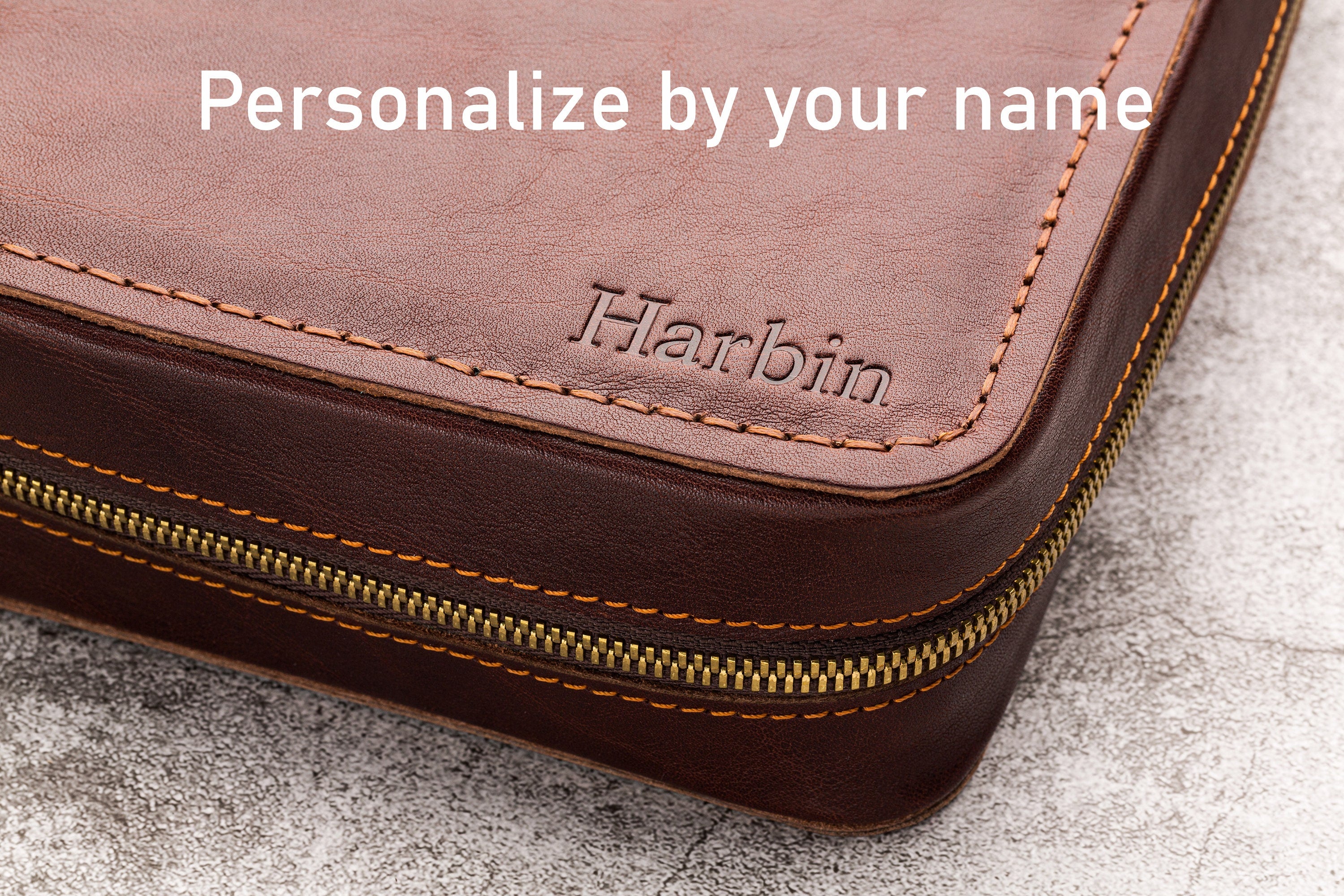 Personalized leather pipe pouch, <Mureli> piping bag, travel tobacco pouch for full smoking set * smokers gift * smoker accessories
