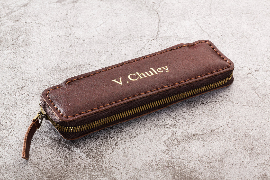 personalized pen case leather gift for men, gift for mentor, gift for him boyfriend
