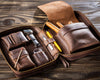 leather cigars case groomsmen gifts personalized cigars accessories cigars holder travel humidor High Quality Handstitch